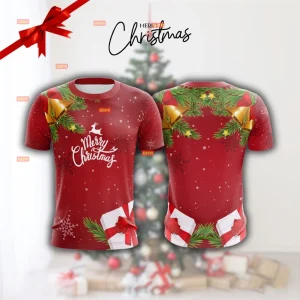 Christmas Men's T Shirt 3D Print Casual Short Sleeve Tees Street Fashion Crew Neck Pullover Male Clothing Xmas Elk Tee Unisex